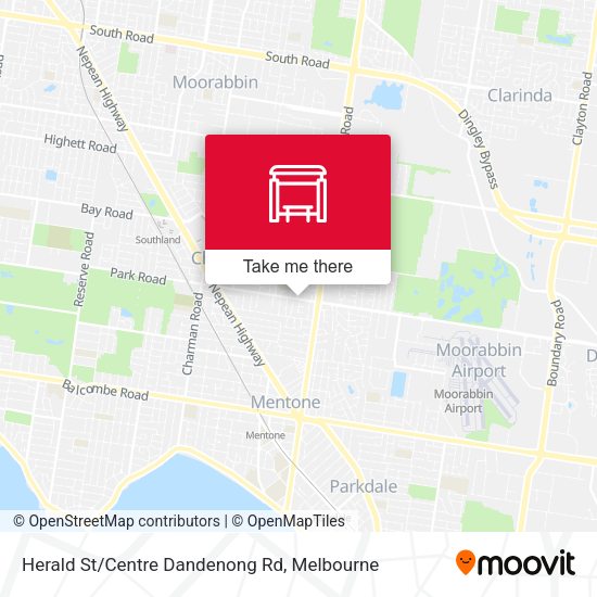 Herald St/Centre Dandenong Rd map