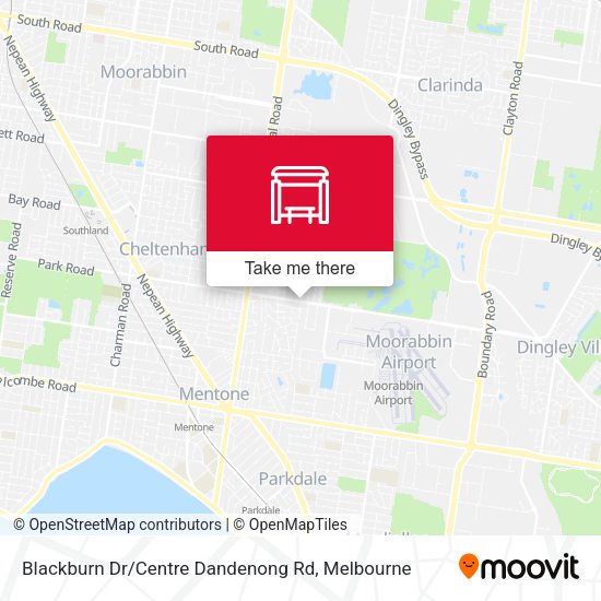Blackburn Dr / Centre Dandenong Rd map