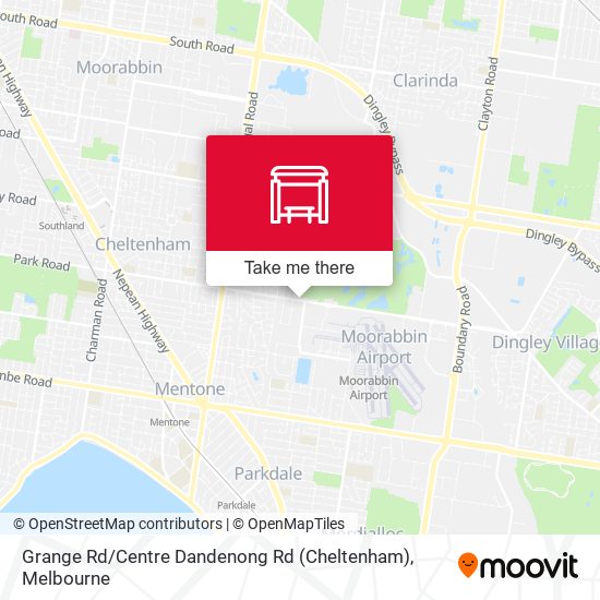 Grange Rd / Centre Dandenong Rd (Cheltenham) map