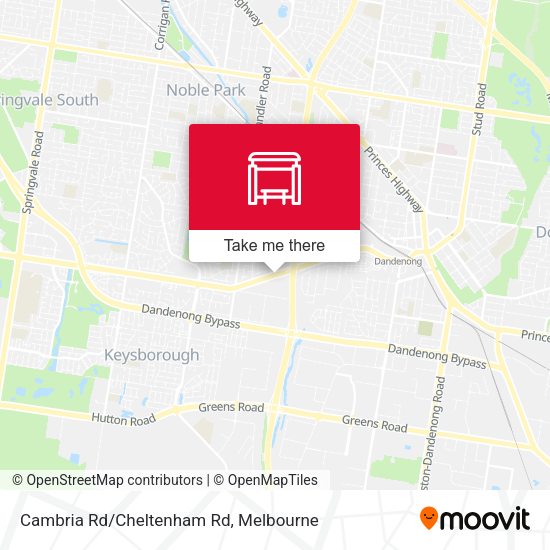 Cambria Rd/Cheltenham Rd map