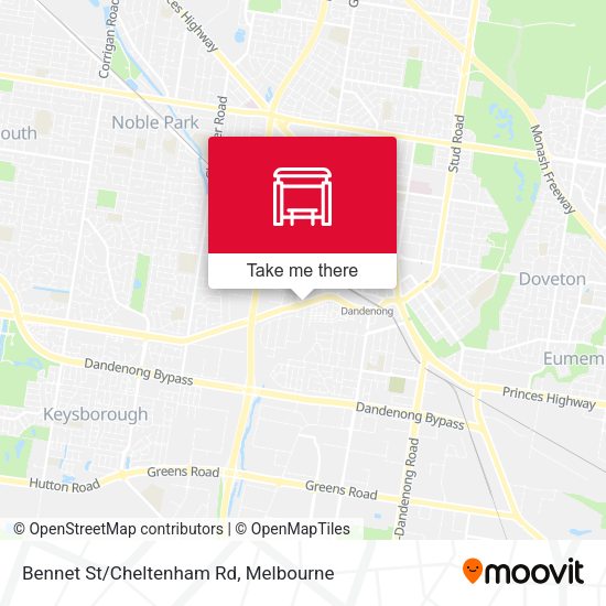 Bennet St/Cheltenham Rd map