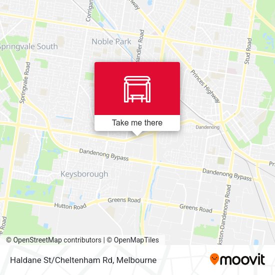 Haldane St/Cheltenham Rd map