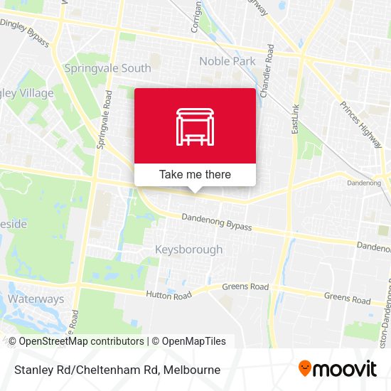 Stanley Rd/Cheltenham Rd map