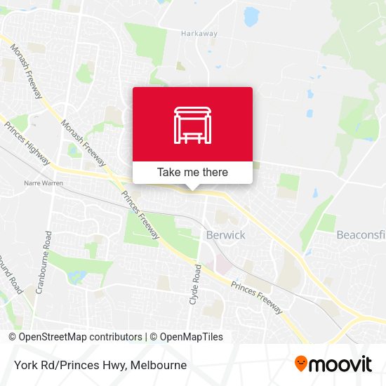 York Rd/Princes Hwy map