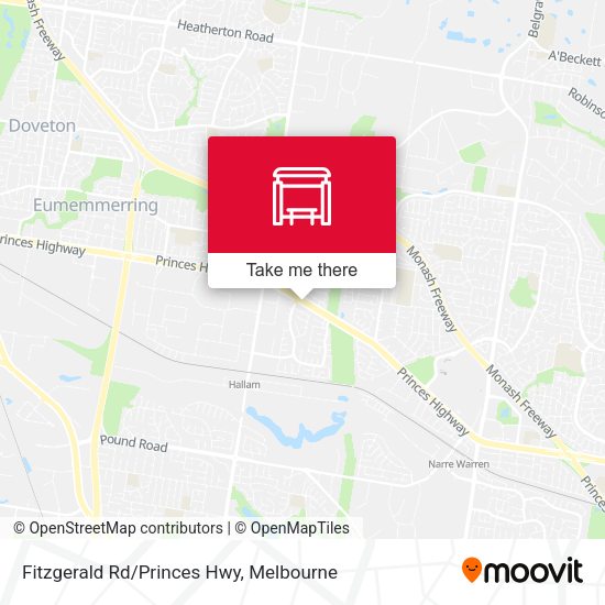 Fitzgerald Rd/Princes Hwy map
