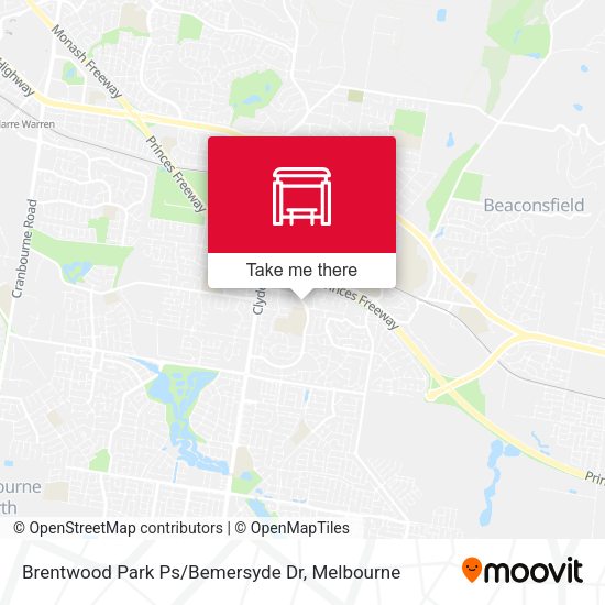 Brentwood Park Ps/Bemersyde Dr map