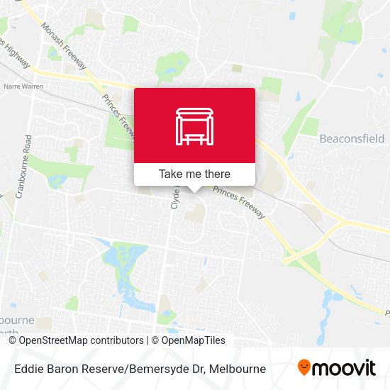 Eddie Baron Reserve / Bemersyde Dr map