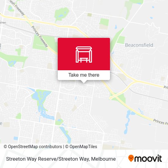 Streeton Way Reserve / Streeton Way map