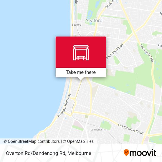 Overton Rd/Dandenong Rd map