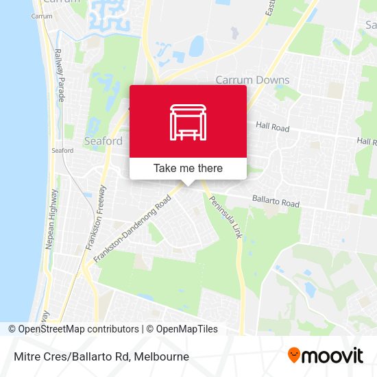 Mitre Cres/Ballarto Rd map
