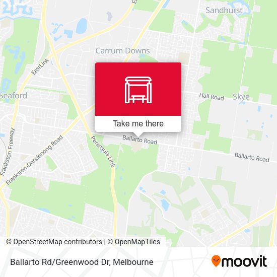 Ballarto Rd/Greenwood Dr map