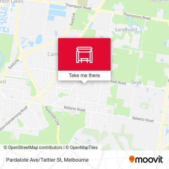 Pardalote Ave/Tattler St map