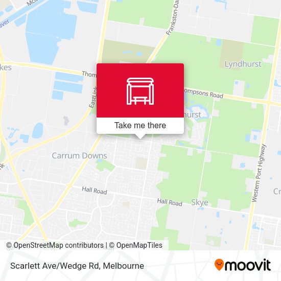Scarlett Ave/Wedge Rd map