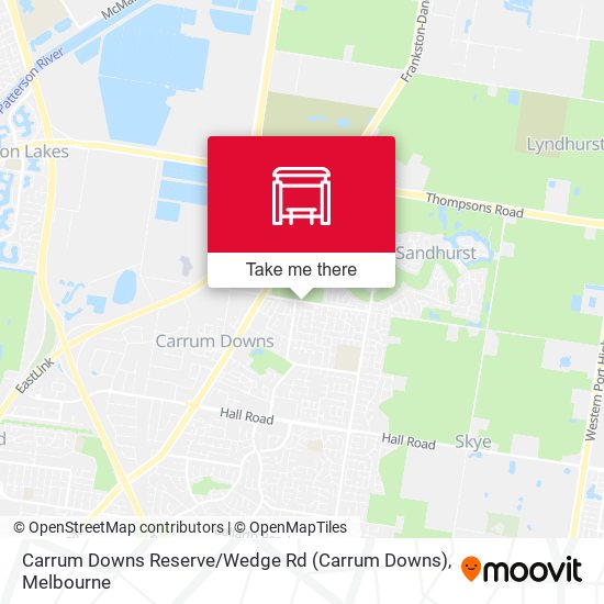 Carrum Downs Reserve / Wedge Rd map