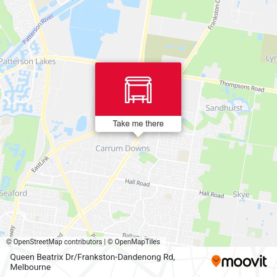 Queen Beatrix Dr / Frankston-Dandenong Rd map