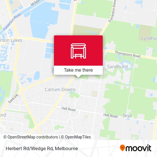 Herbert Rd/Wedge Rd map