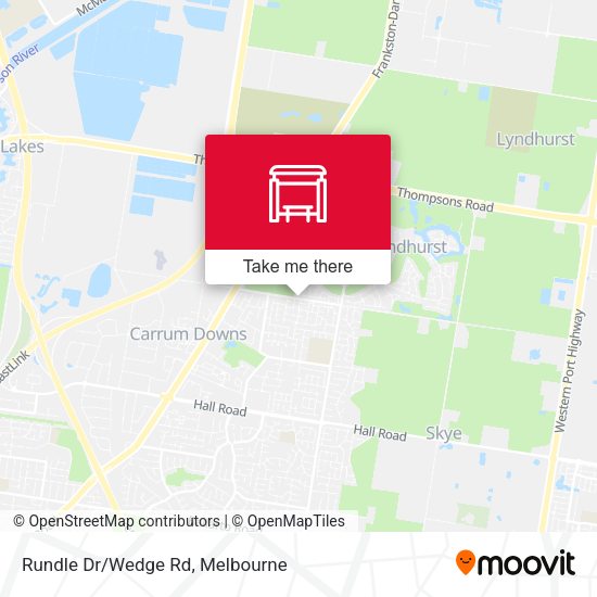 Rundle Dr/Wedge Rd map