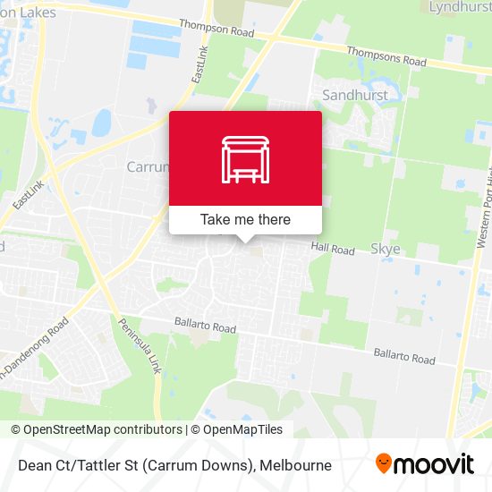 Dean Ct / Tattler St (Carrum Downs) map