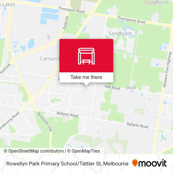 Rowellyn Park Primary School / Tattler St map