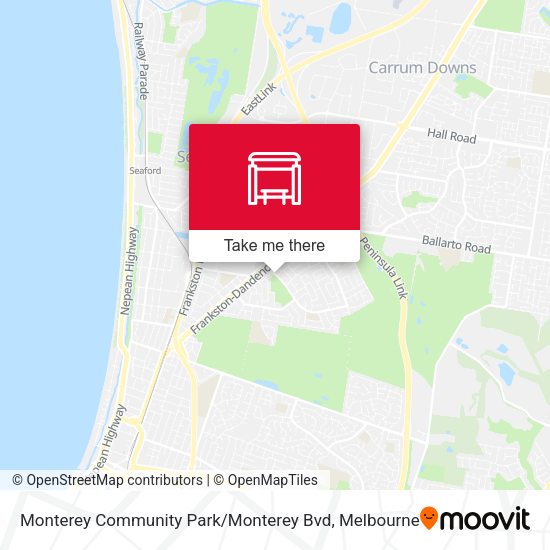 Monterey Community Park / Monterey Bvd map