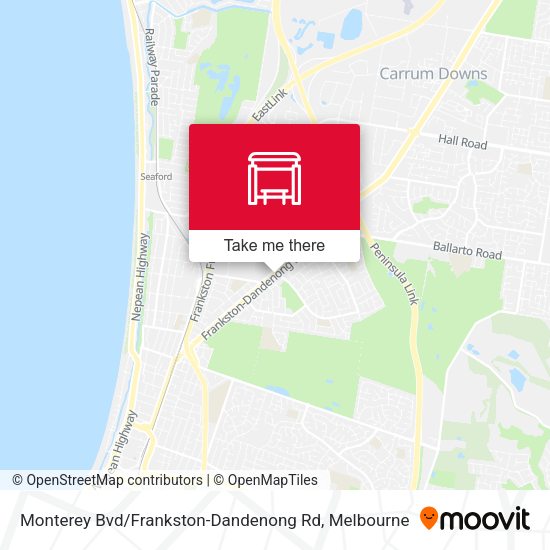 Monterey Bvd / Frankston-Dandenong Rd map