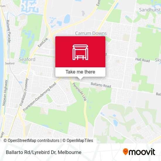 Ballarto Rd/Lyrebird Dr map