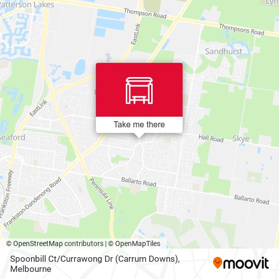 Spoonbill Ct / Currawong Dr (Carrum Downs) map