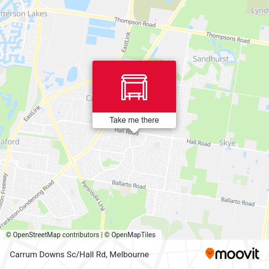 Carrum Downs Sc/Hall Rd map