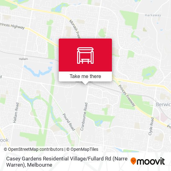 Casey Gardens Residential Village / Fullard Rd (Narre Warren) map