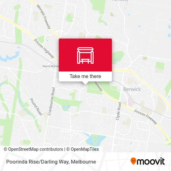 Poorinda Rise/Darling Way map