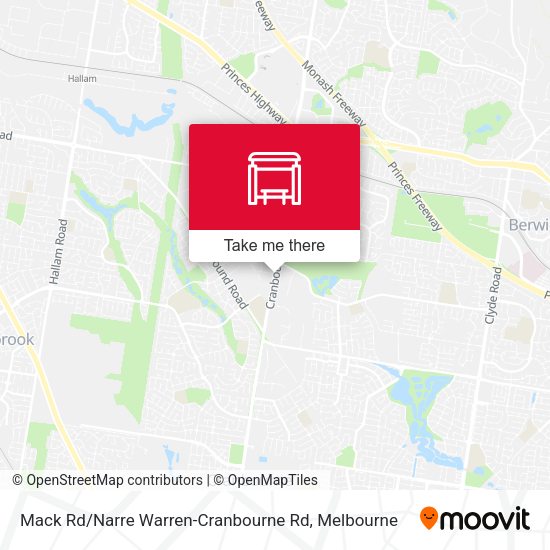 Mack Rd / Narre Warren-Cranbourne Rd map