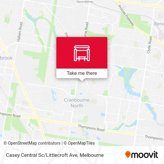 Casey Central Sc / Littlecroft Ave map