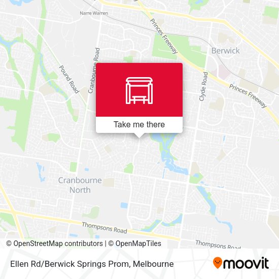 Ellen Rd/Berwick Springs Prom map