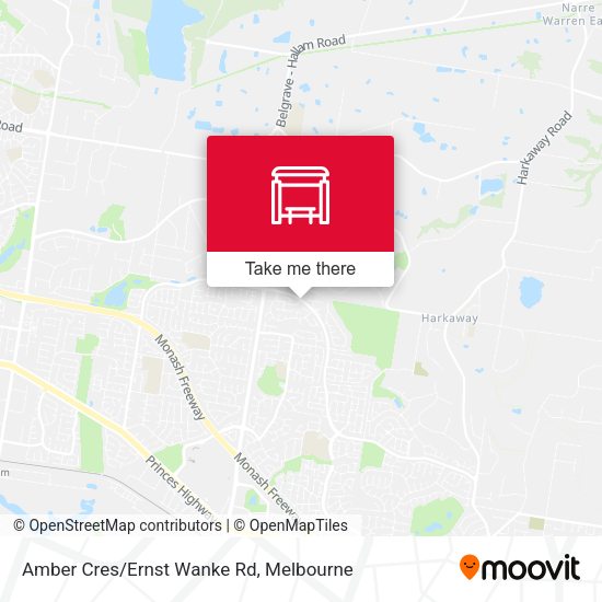 Amber Cres/Ernst Wanke Rd map