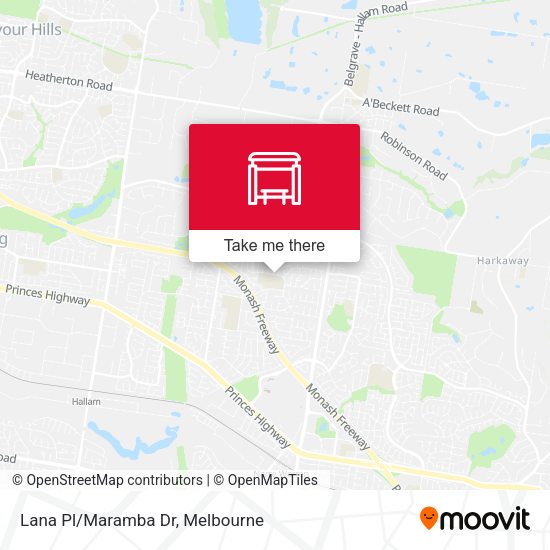Lana Pl/Maramba Dr map