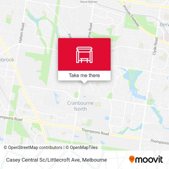 Casey Central Sc / Littlecroft Ave map