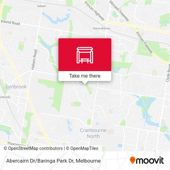 Abercairn Dr/Baringa Park Dr map