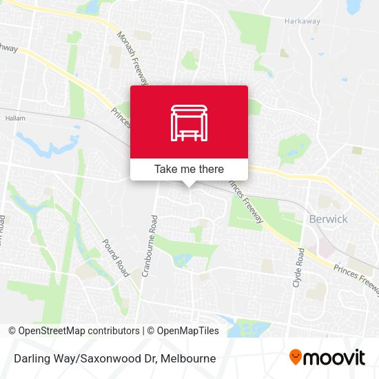Darling Way/Saxonwood Dr map