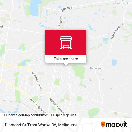 Diamond Ct/Ernst Wanke Rd map