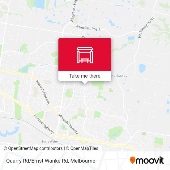 Quarry Rd/Ernst Wanke Rd map