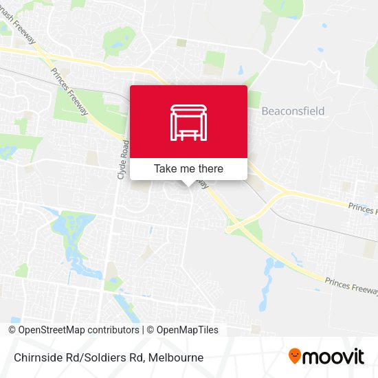 Chirnside Rd/Soldiers Rd map