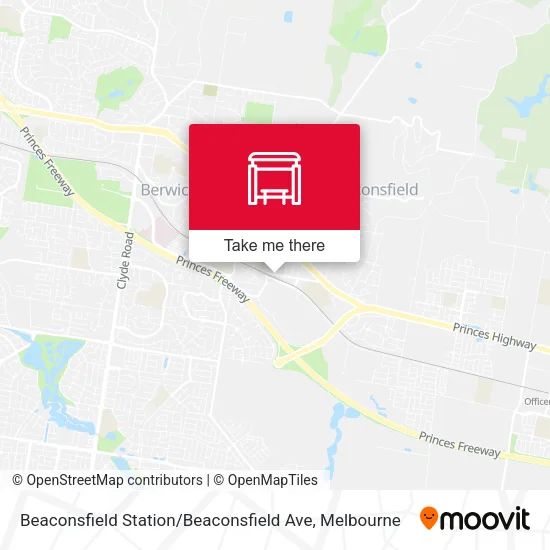 Beaconsfield Station / Beaconsfield Ave map