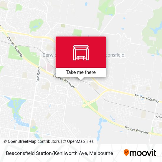 Beaconsfield Station / Kenilworth Ave map