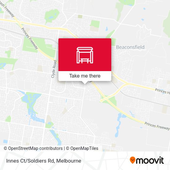Innes Ct/Soldiers Rd map