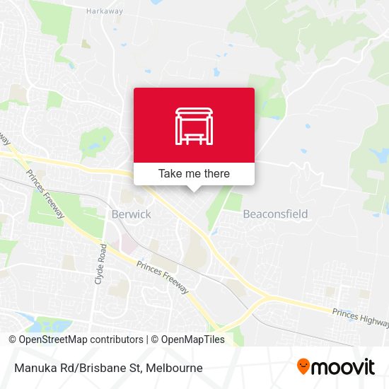 Manuka Rd/Brisbane St map