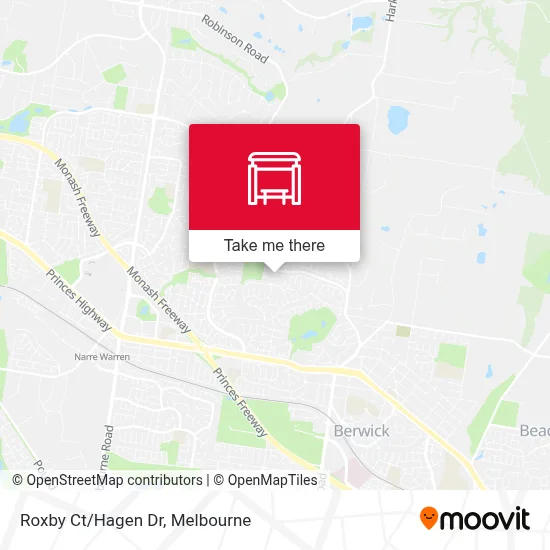 Mapa Roxby Ct/Hagen Dr