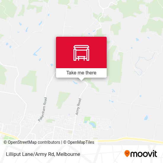 Lilliput Lane/Army Rd map