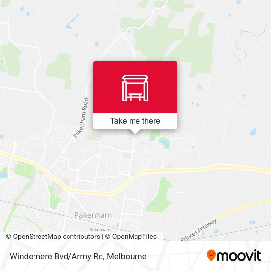 Windemere Bvd/Army Rd map