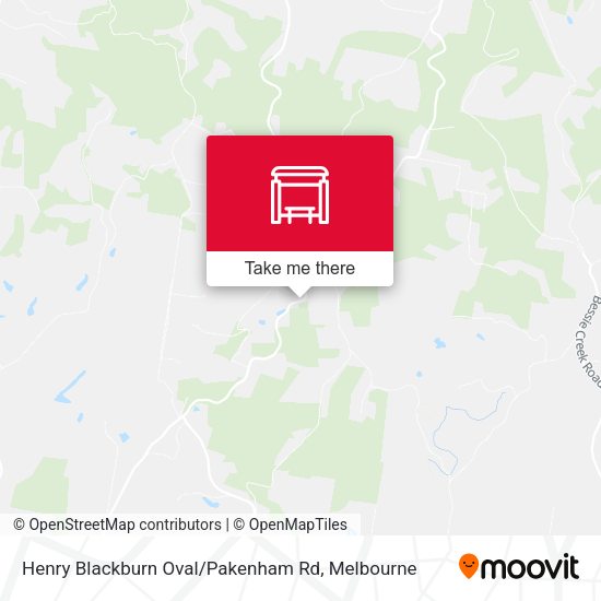 Henry Blackburn Oval / Pakenham Rd map