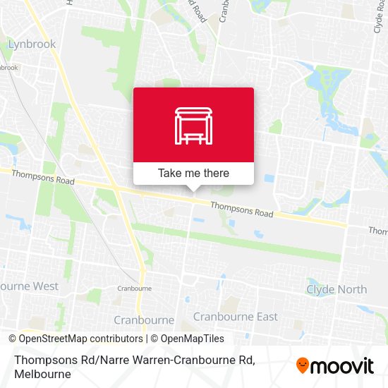 Thompsons Rd / Narre Warren-Cranbourne Rd map